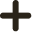 Brown plus sign